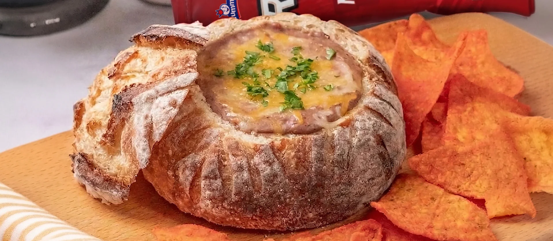 Dip cremoso de Frijol y Chipotle