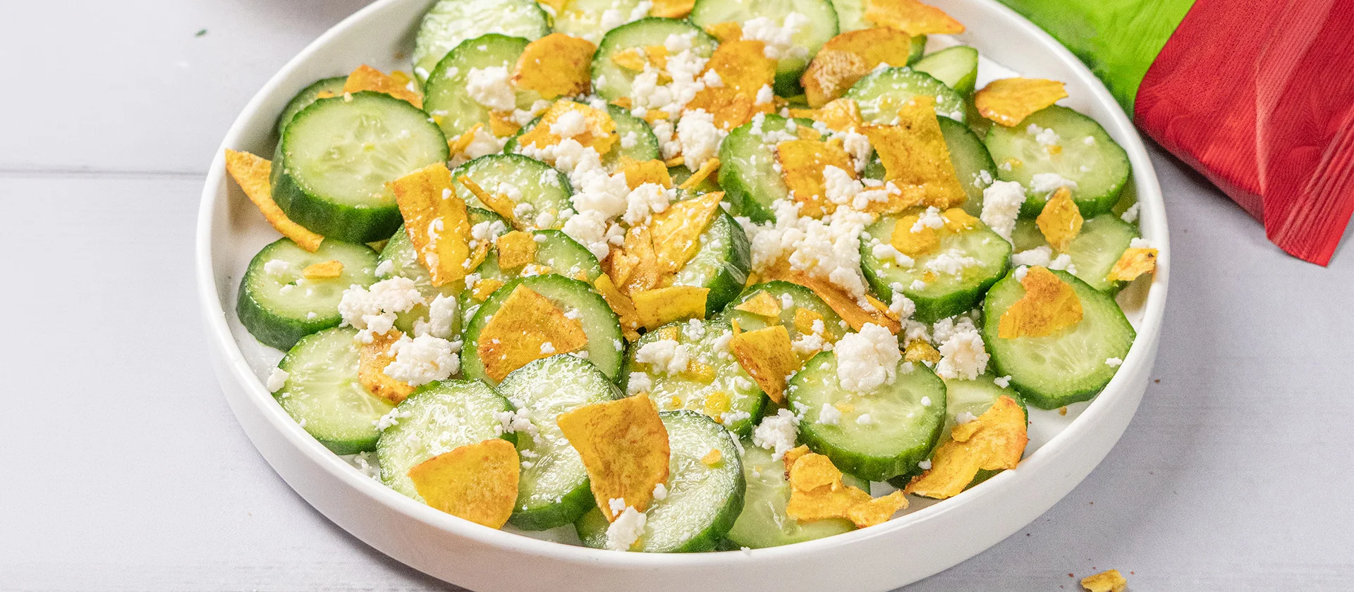 Ensalada de Pepino y Queso