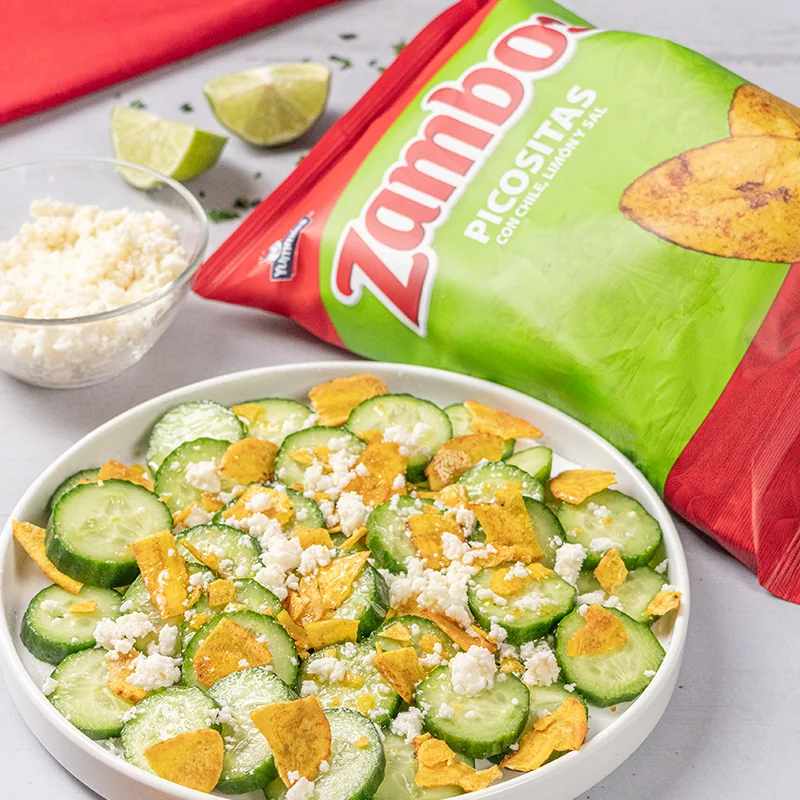 Ensalada de Pepino y Queso