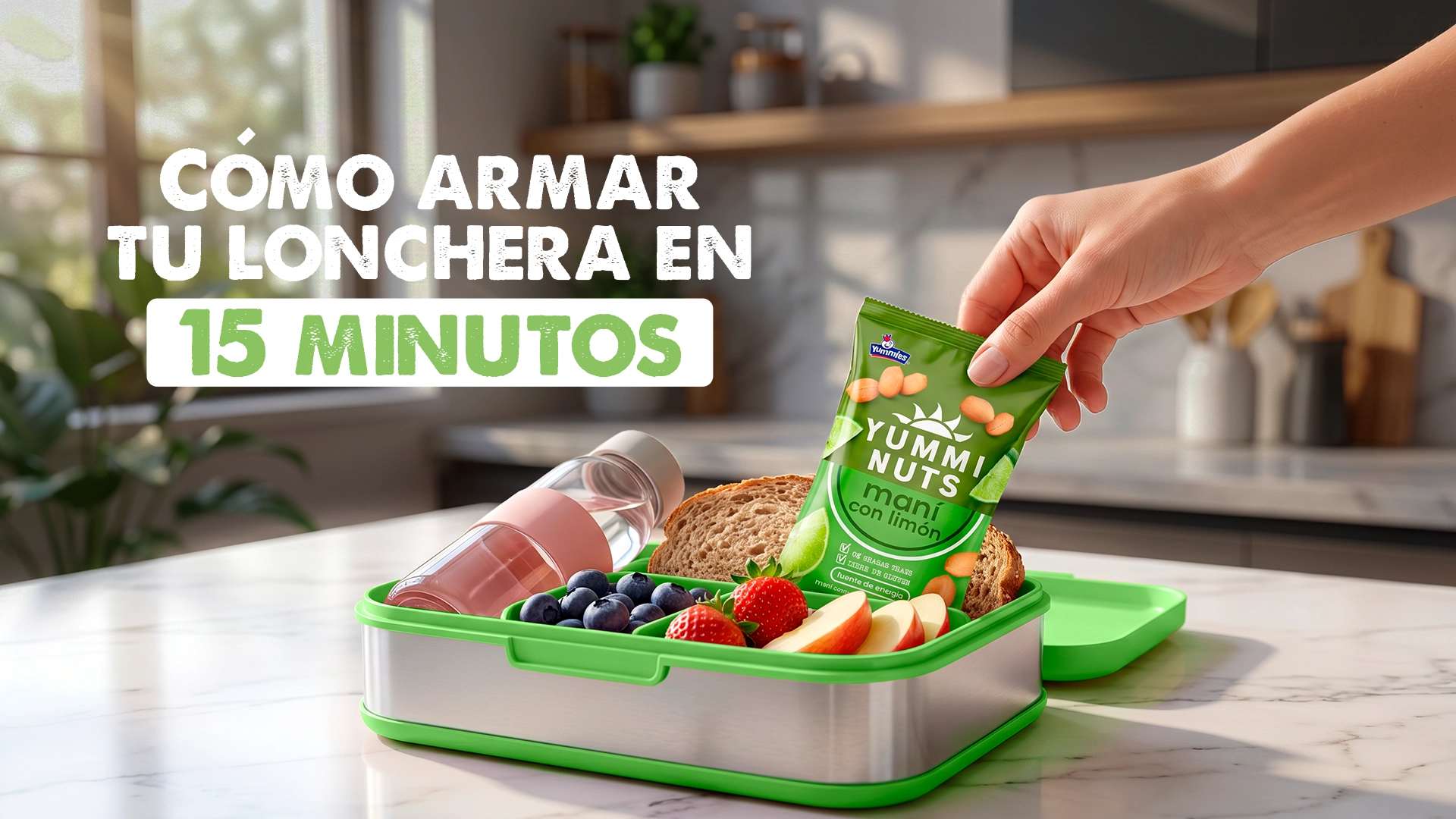 ¿Cómo armar una lonchera equilibrada en 15 minutos?
