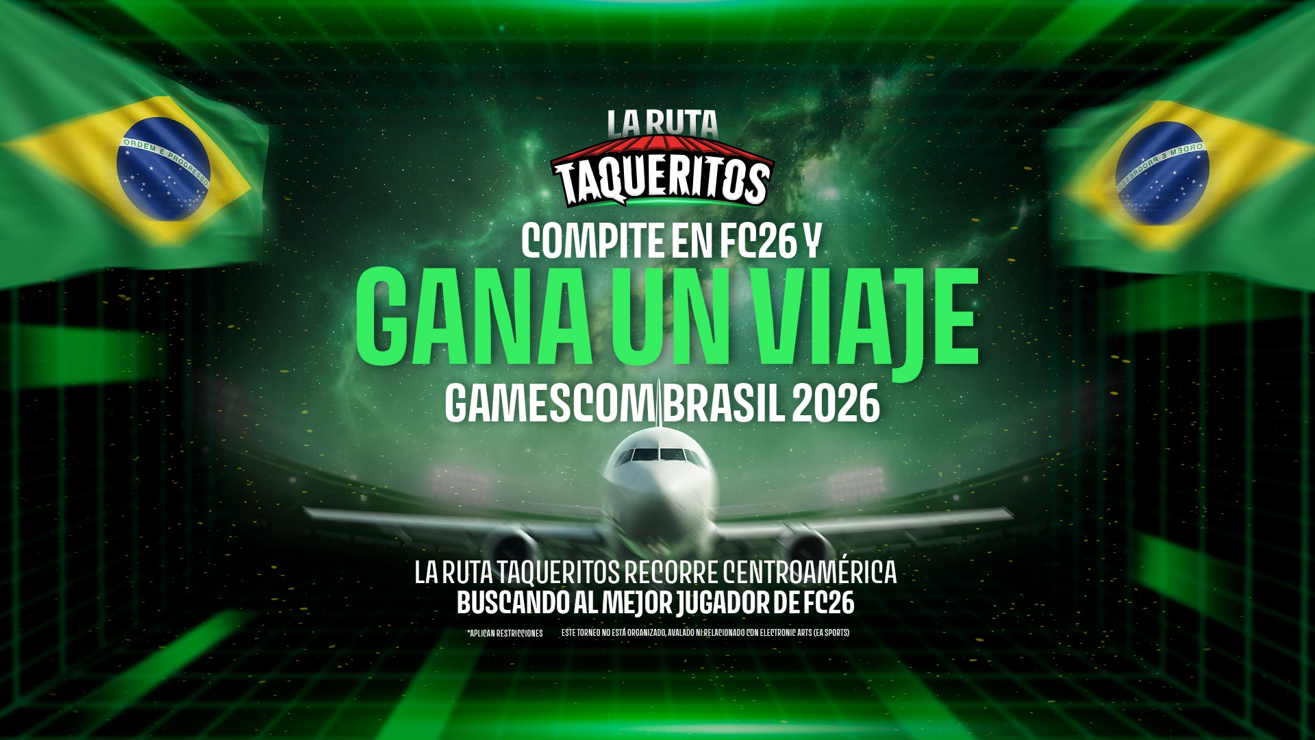 La Ruta Taqueritos - Compite en FC26 y gana un viaje a Gamescom Brasil 2026