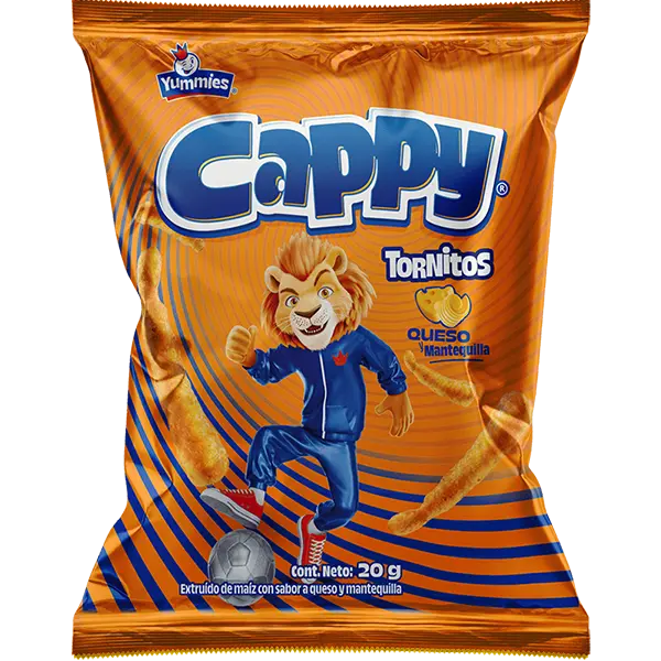 Cappy Tornitos Queso y Mantequilla