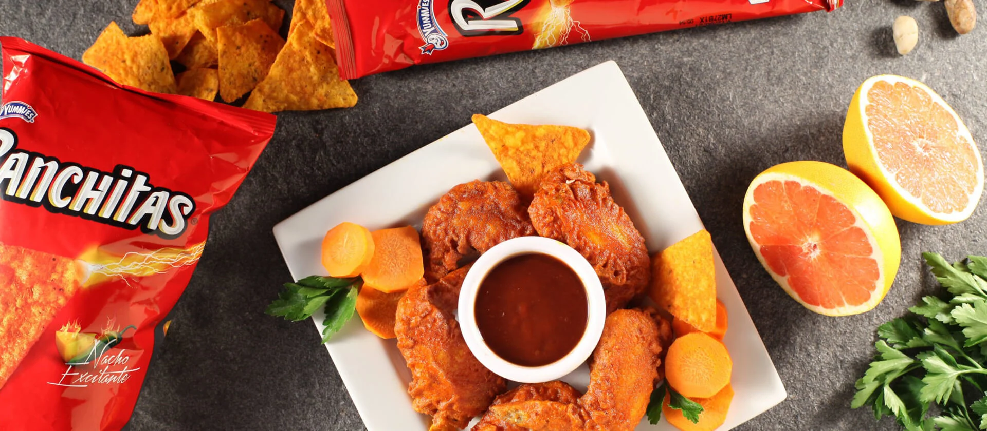Alitas de Pollo Crispy con Ranchitas Nacho Excitante