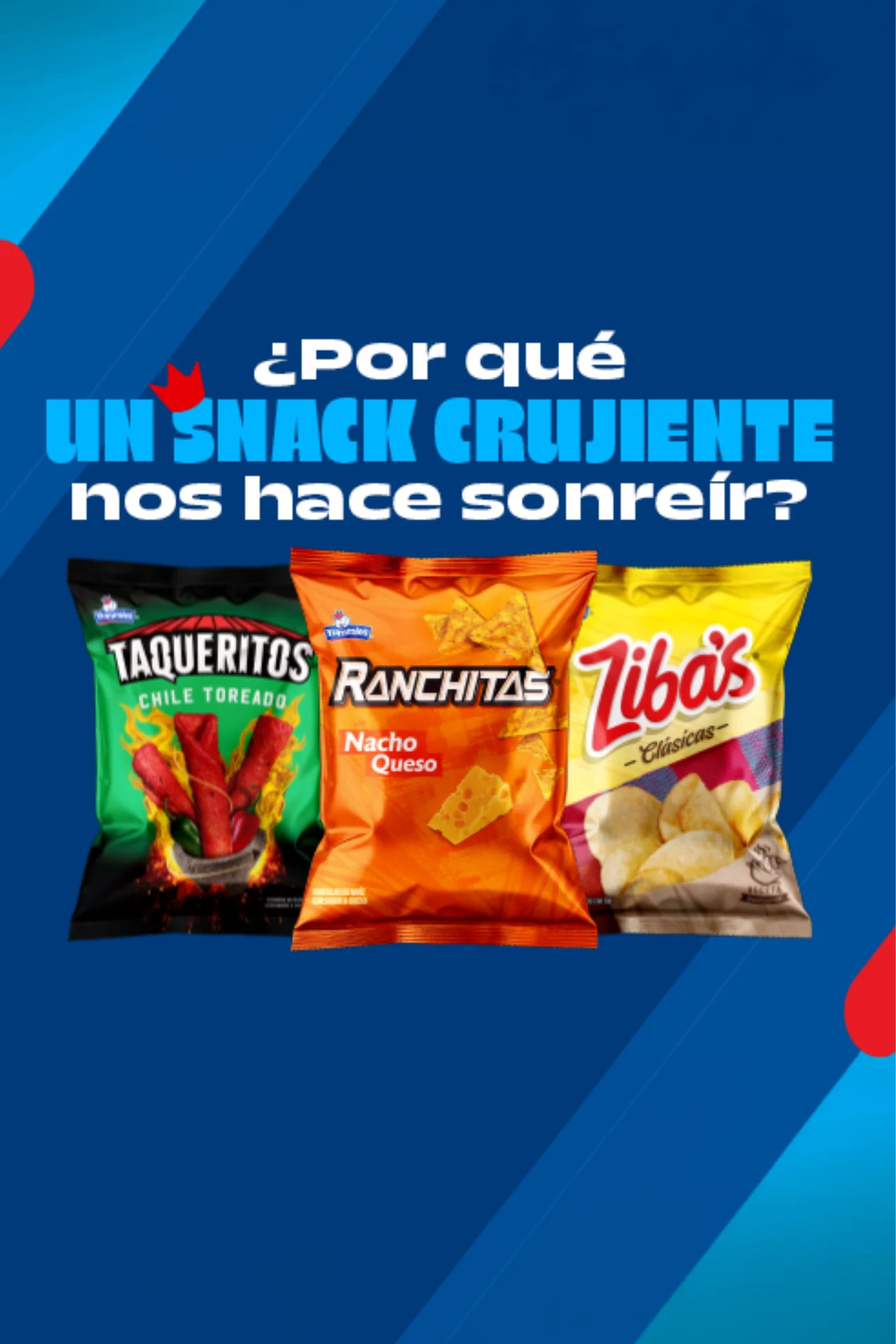 ¿Por qué un snack crujiente nos hace sonreír?