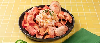 Tartar de Camarón con Mantequilla de Ajo