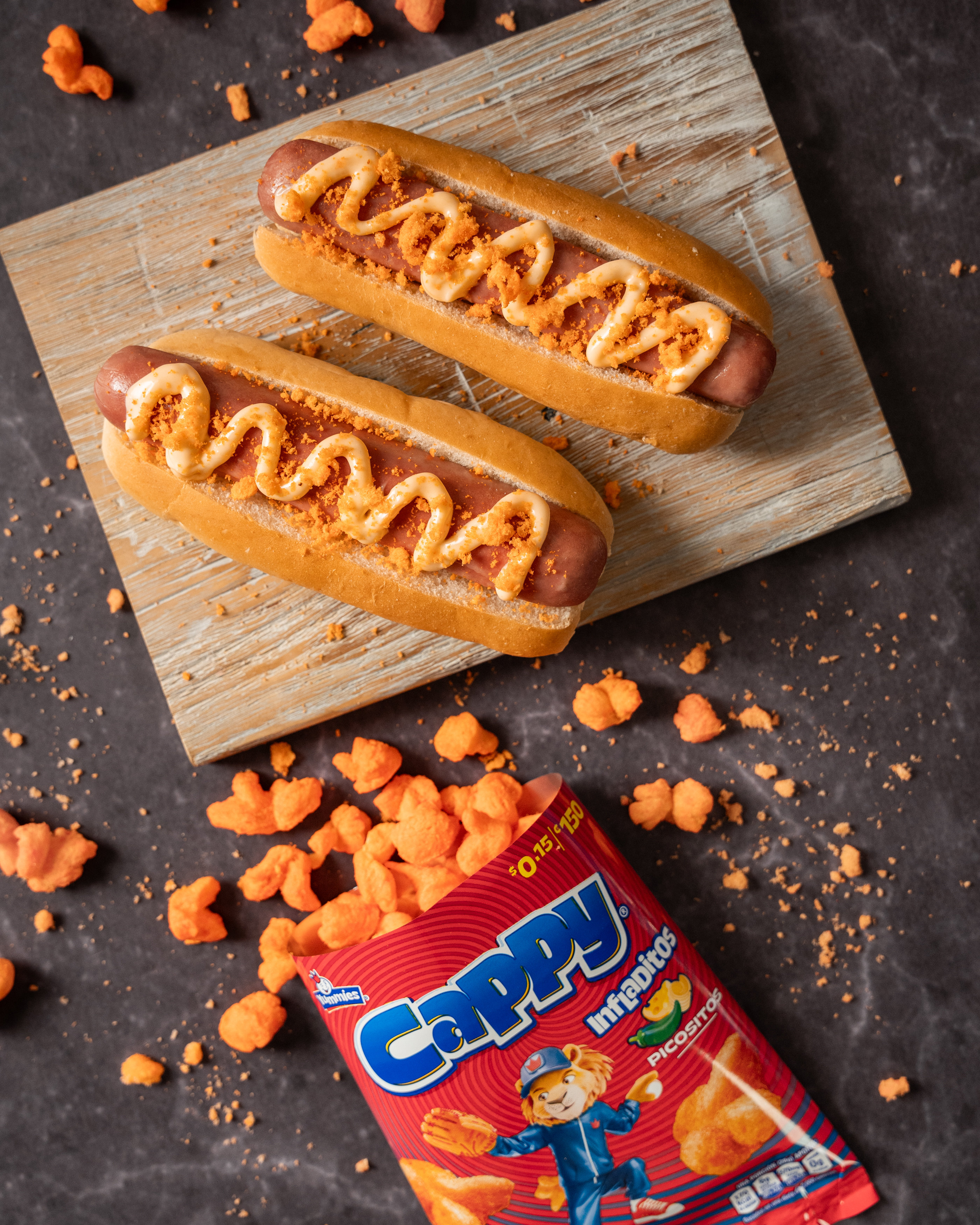 Hot Dogs de mayo de Cappy