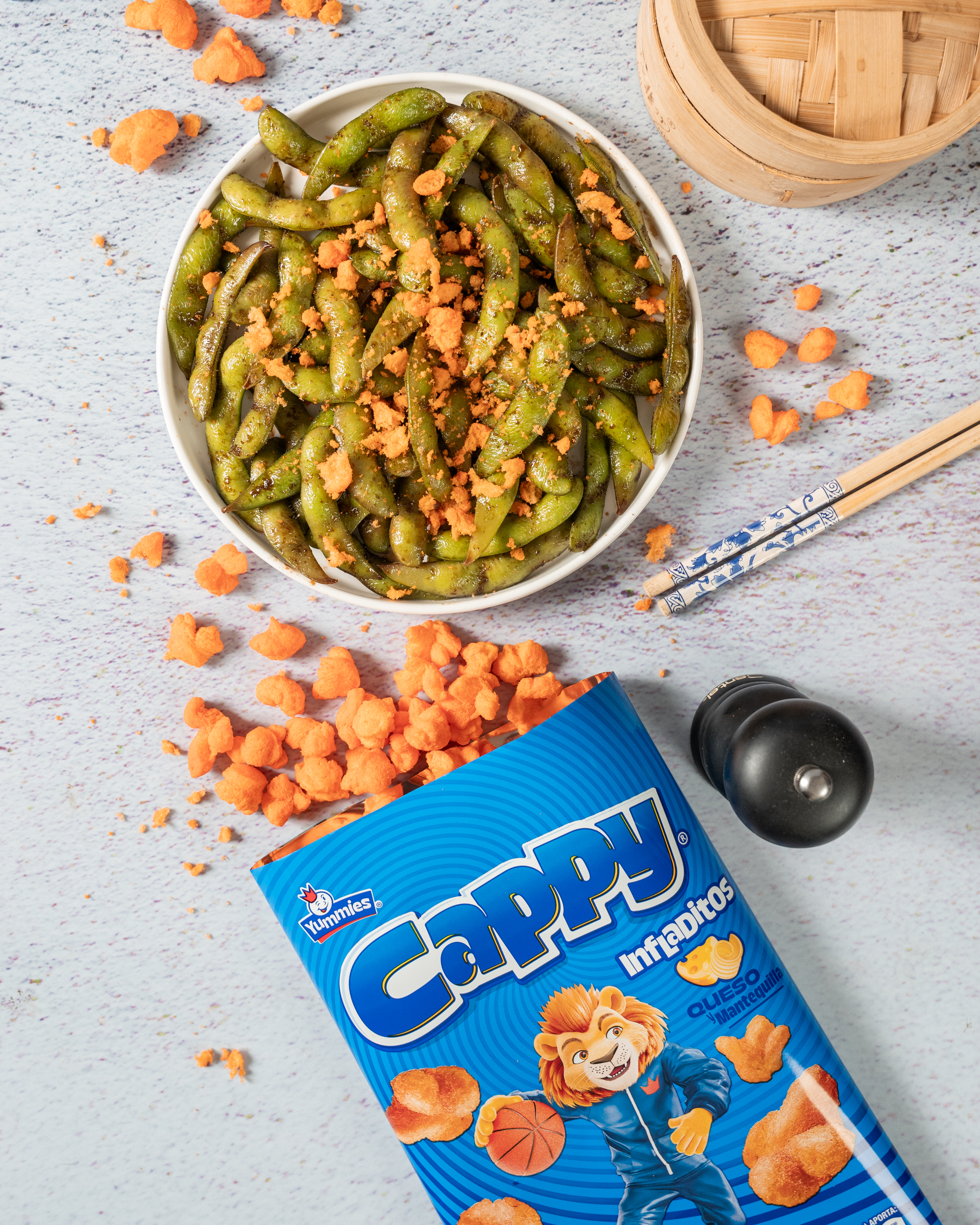 Cappy Infladitos Queso Edamame