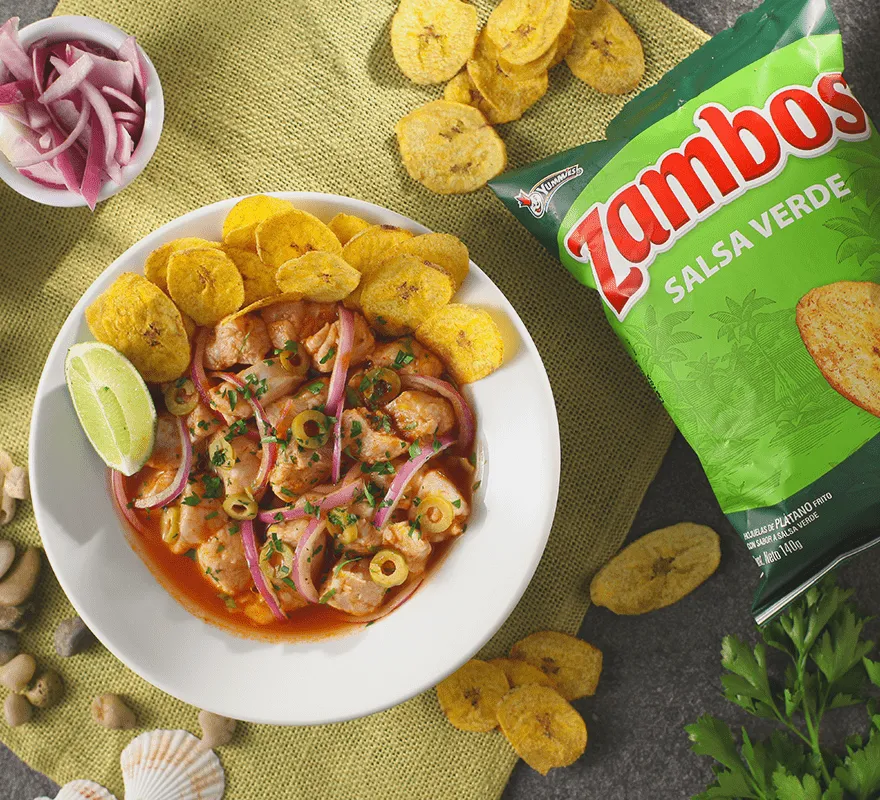 Red Hot Ceviche with Zambos