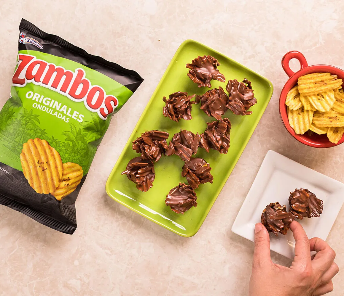 Chocolate-Covered Plantain Chips