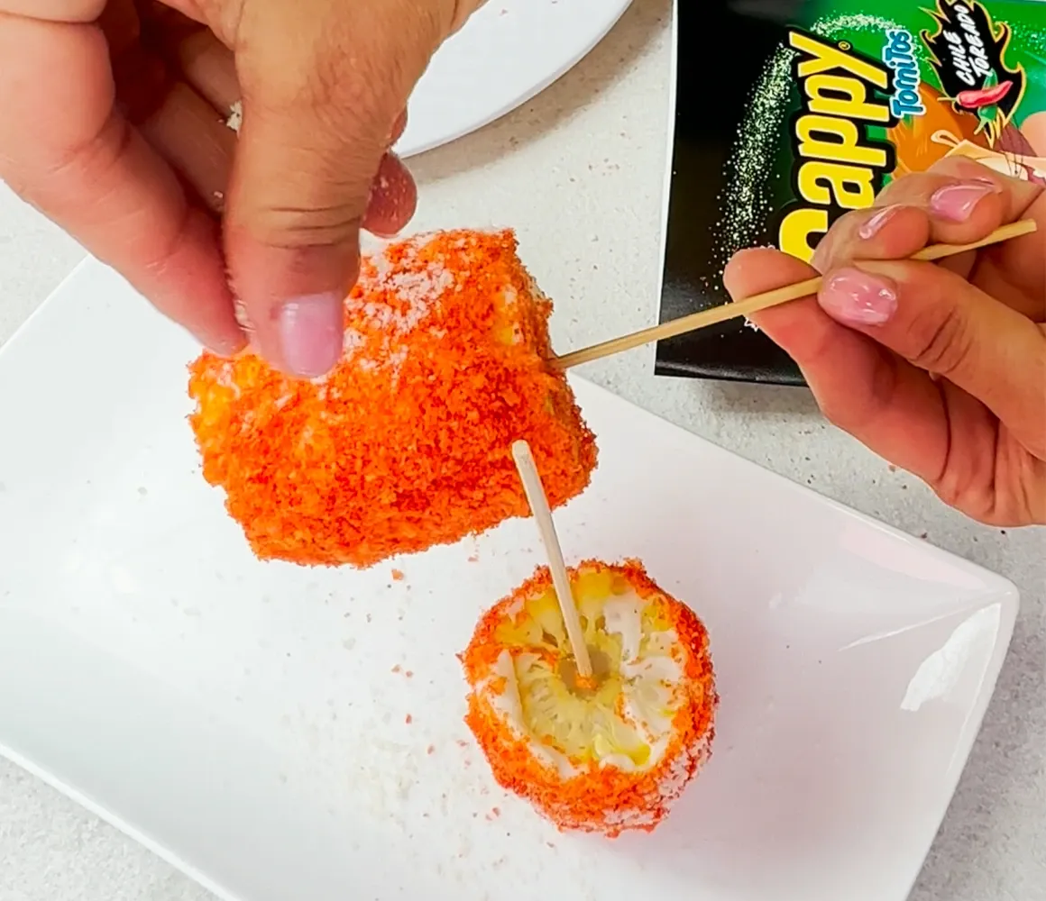 Elotes Locos with Taqueritos Chile Toreado