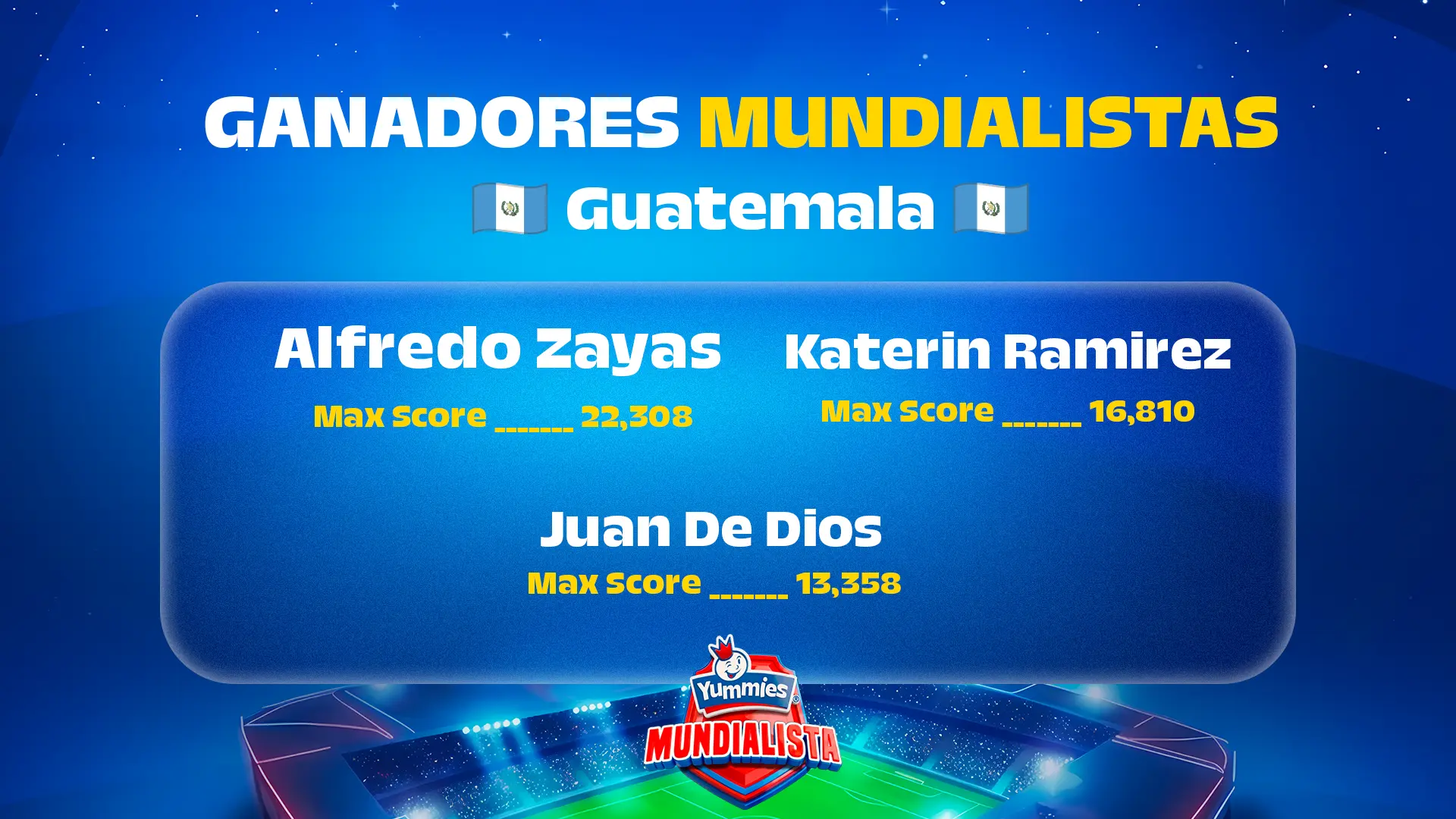 Ganadores Semana 1
