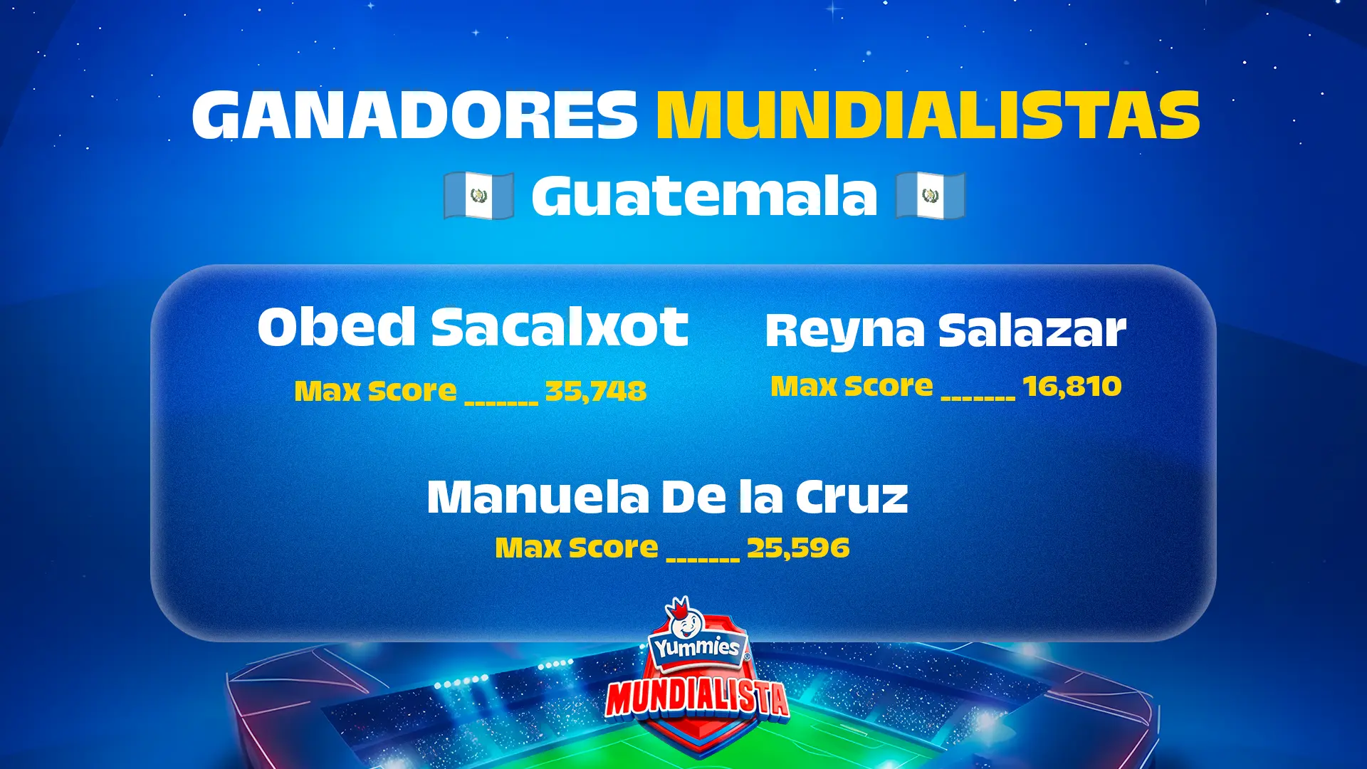 Ganadores Semana 2