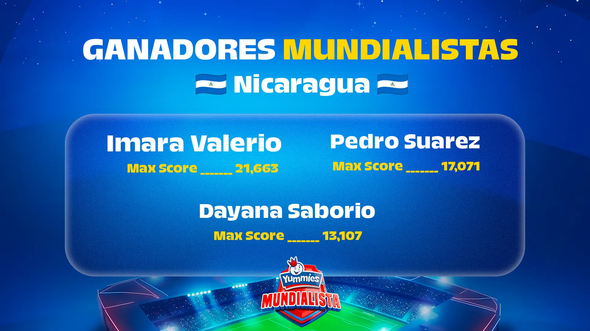 Ganadores Semana 2