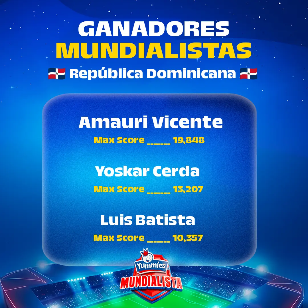 Ganadores Semana 1