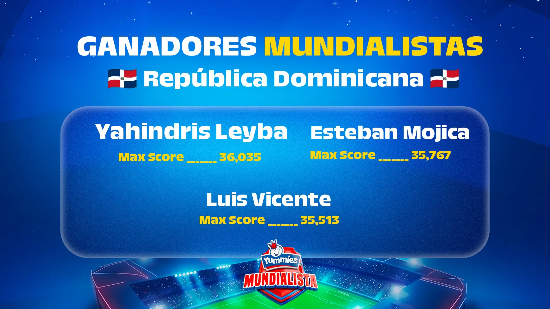 Ganadores Semana 2