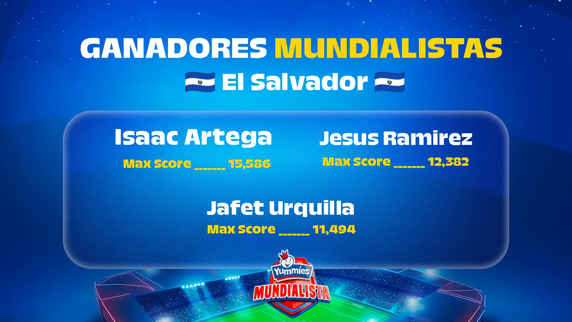 Ganadores Semana 2