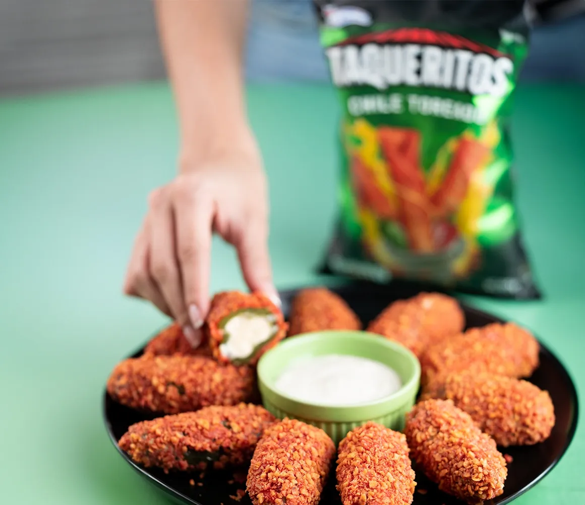 Jalapeño Poppers with Taqueritos Chile Toreado