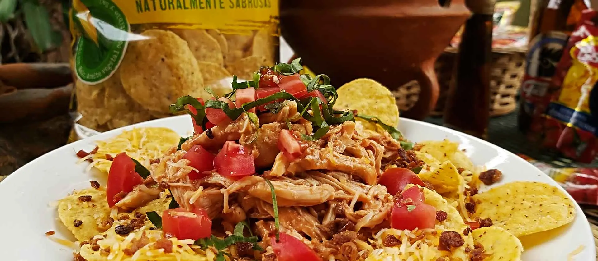 Nachos de Pollo con Ranchitas Naturales