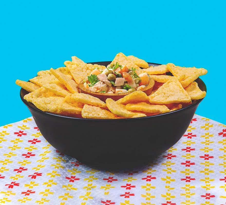 Chicken Pasta with Yummi Pops Nacho