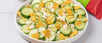 Ensalada de Pepino y Queso
