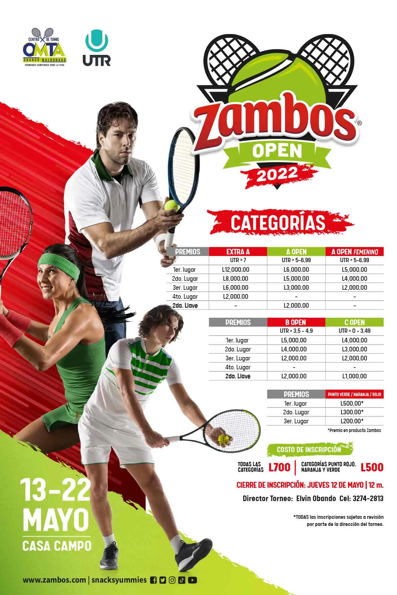 ¡Vuelve el Gran Zambos Open 2022!