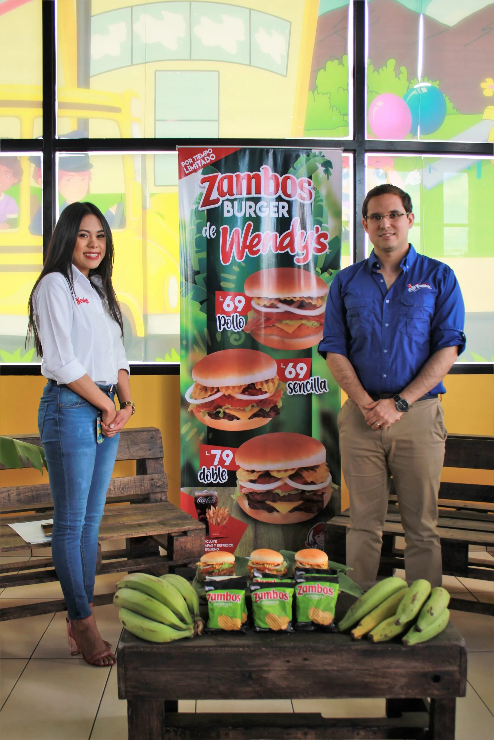 Wendy's y Zambos lanzan 'Zambos Burger'