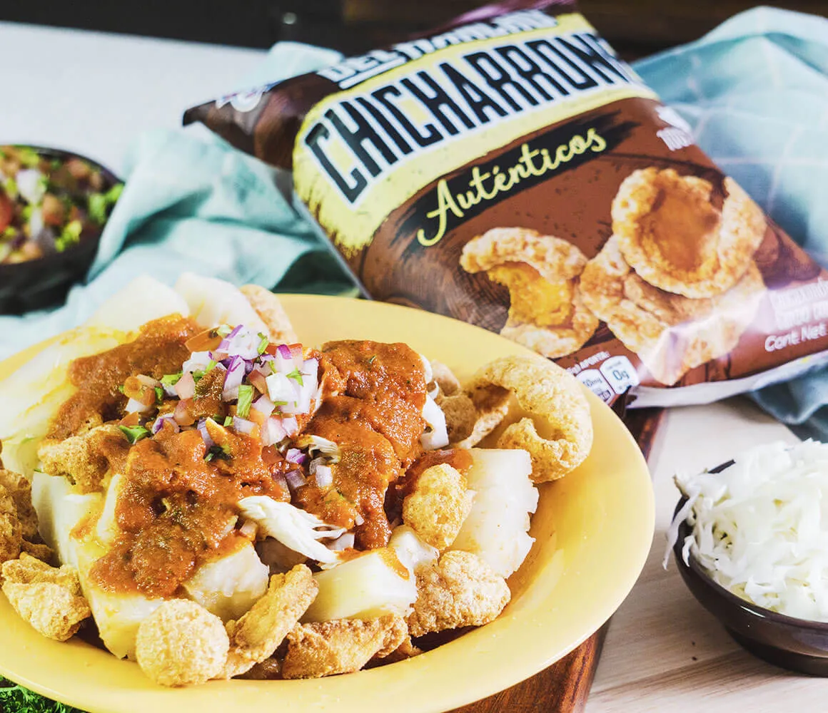 Yuca with Chicharrón