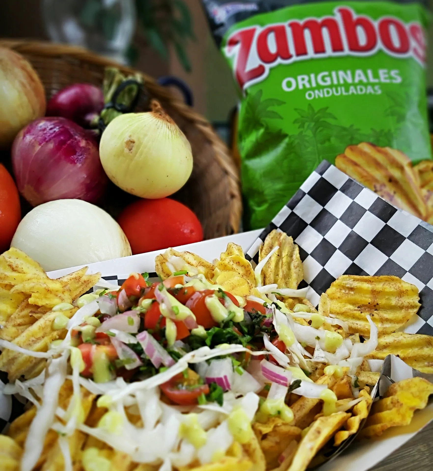 Original Zambos Plantains with Avocado