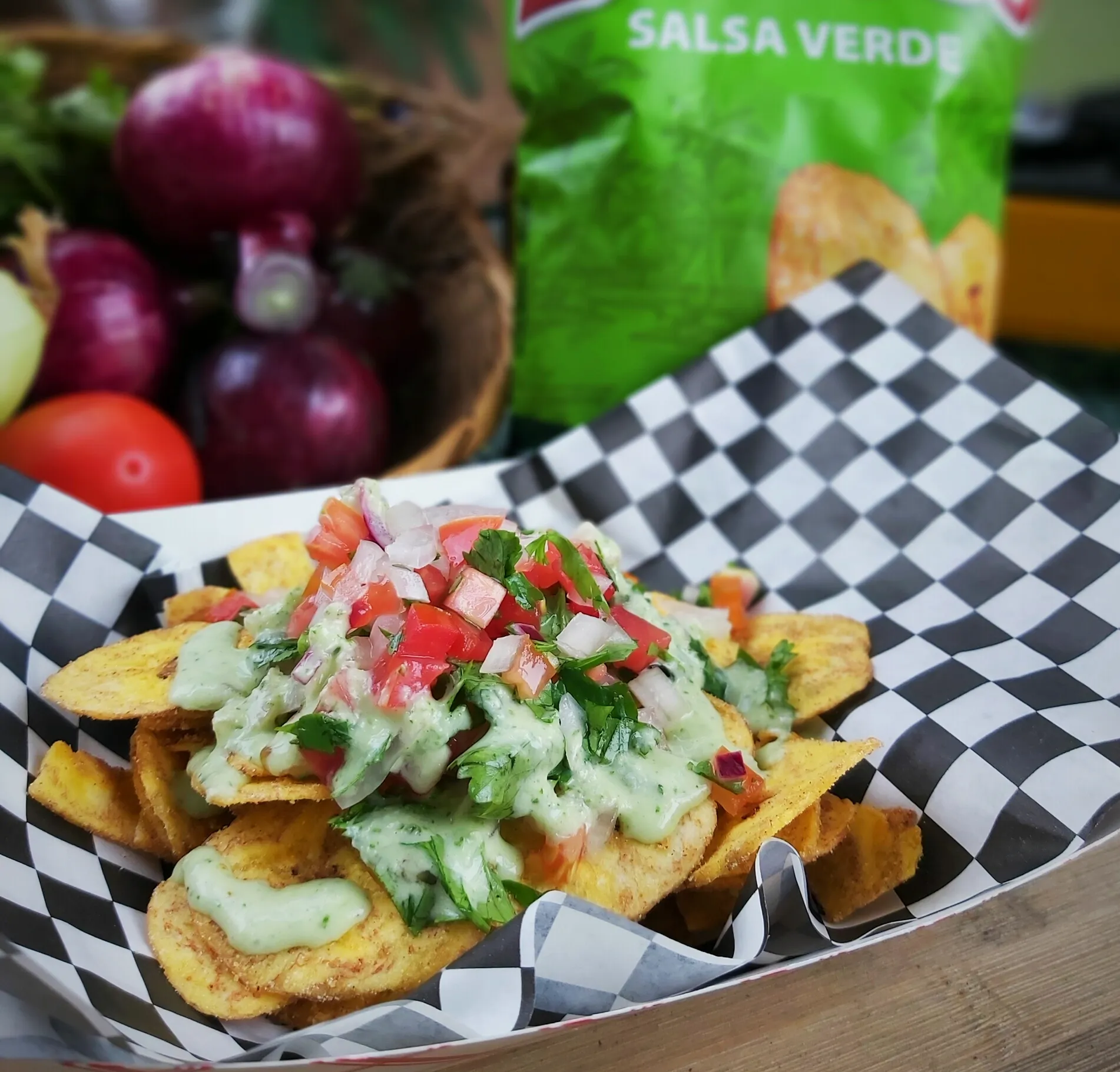 Zambos Plantain Green Sauce Prepared with Chirmol