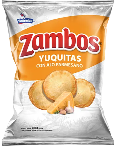 Zambos Yuquitas Con Ajo Parmesano