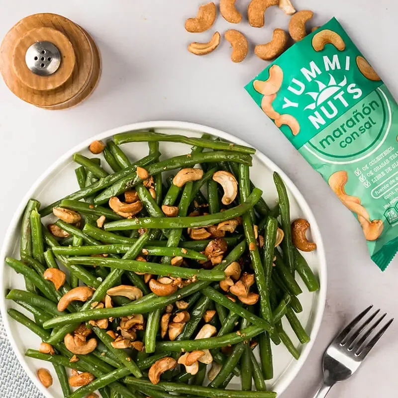 Ejotes con Marañón con Yummi Nuts Marañón con Sal