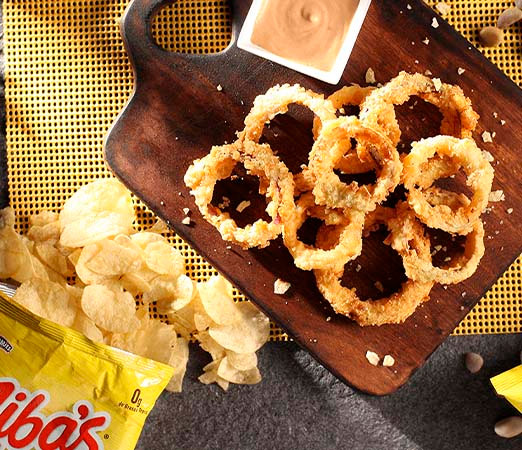 Onion rings with classic zibas