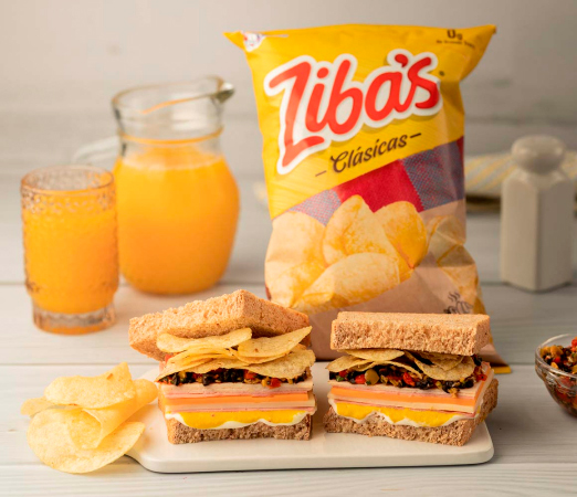 Crunchy Sandwich with classic zibas
